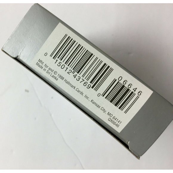 Christmas Ornament "#1 Student" School House Photo frame Hallmark 1998 QX6646 - Picture 4 of 4